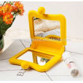 hot sale fashion cute candy color silicone vanity mirror